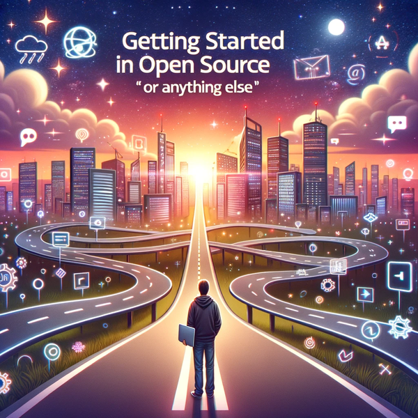 getting started in open source (or anything else)